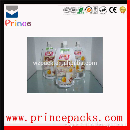 standing packaging fruit juice bag china supplier M-17
